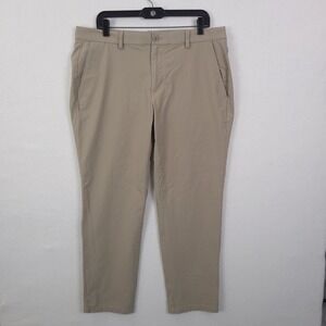 Vineyard Vines Performance Pants Mens 36x30 Brown Chino Golf Stretch